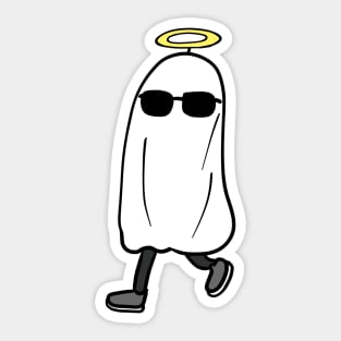 Cute Ghost walking Sticker